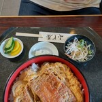 Fujiya - かつ丼＆たぬき　980円