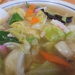 囍陽軒 - 野菜たっぷりうま煮そば