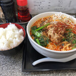 担々麺 たかはし - 白胡麻大盛＆ライス（22年4月）