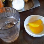 焼鳥 ホルモン おすみ - 水＆漬物