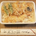 Kappou Inachou - 天丼(並)テイクアウト900円(容器代込み)