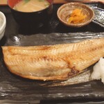 Nama Hommaguro Hegisoba Robatayaki Uozen - 焼魚定食