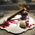 PATISSERIE ASAKO IWAYANAGI - デセールビジュー  黒さくらんぼ 〜フォレ デ パピヨン〜