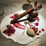 PATISSERIE ASAKO IWAYANAGI - デセールビジュー  黒さくらんぼ 〜フォレ デ パピヨン〜