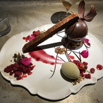 PATISSERIE ASAKO IWAYANAGI - デセールビジュー  黒さくらんぼ 〜フォレ デ パピヨン〜