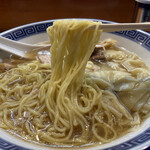 支那そば へいきち 二代目 - 極細縮れ麺！好き♪(´ε｀ )