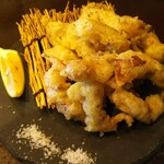 うみからそらへ - ホタルイカ天ぷら  塩  レモン  天つゆ が付きます