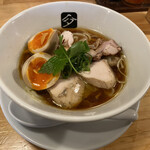 中華そば 髙野 - 特製鶏の中華そば¥1,100＋鶏わんたん3個¥200