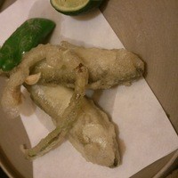 割烹 喜作 - 公魚のからあげ