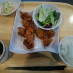 食堂カフェ ジーエス - 大盛りから揚げランチ