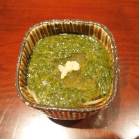 室町 和久傳 - アカモクのお蕎麦