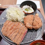 牛カツ京都勝牛 - 牛サーロインカツ+メンチカツ　１０９０円
