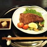 Usagiya - 強肴　サーロインステーキ　おろしポン酢