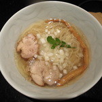 支那そばや 新横浜ラーメン博物館店 - 焦がしGyuミニ塩らぁ麺￥600-