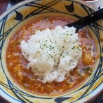 Marugame Seimen - セットの追い飯投入