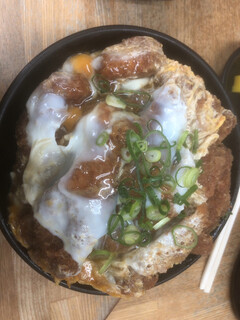 まるはのかつ丼 - かつ丼ダブル上から\(//∇//)\