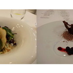 アルシミスト - グリーンサラダ、キリ　・　ビーツ、チョコレート