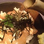 京風かじゅある懐石 大谷 - 昆布のだしでしょうか、ジュワワワと注ぎます♪