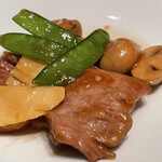 中国料理 四川 - 牛ロース肉のカキソース炒め