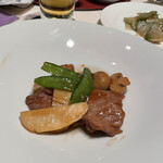 中国料理 四川 - 牛ロースのカキソース炒め