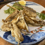 めん坊 - 魚のアラ唐揚げ