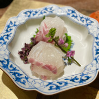 割烹 隆 - 鯛のお造り