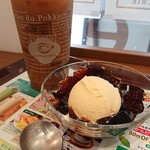 カフェ・ド・クリエ - 自家製珈琲ゼリー+ドリンクセット(アイスコーヒーL)2