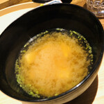 温石 - 豆腐のお味噌汁