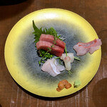 Yushima San Choume - 刺身定食 ¥1,200 の刺身