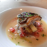 黒鯛とホワイトアスパラのグアゼット