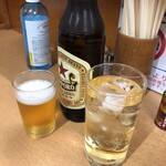 多け乃 - 瓶ビールとハイボール