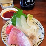 大衆あさひ - 刺身盛合400円