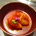 北海道焼肉 北うし - 【海鮮と果物のキムチ】あまおう苺とボタン海老