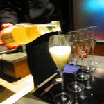 北海道焼肉 北うし - 泡でカンパ～イ♪