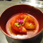 北海道焼肉 北うし - 【海鮮と果物のキムチ】あまおう苺とボタン海老