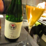 北海道焼肉 北うし - リタファーム・風のヴァンヤードシャルドネ辛口微発泡