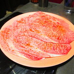 北海道焼肉 北うし - 【特選2】びえい和牛・サーロイン焼きすき