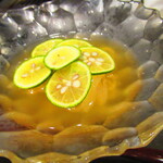 北海道焼肉 北うし - 【〆のお食事】酢橘と和出汁の冷麺