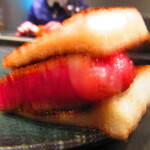 北海道焼肉 北うし - 【特選3】びえい和牛のヒレステーキサンド