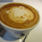 カンブーザ - これも、友人のカプチーノ。