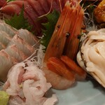 福よし - 刺し身盛り合わせ