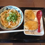 丸亀製麺 - お会計610円の組み合わせw