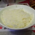 四川厨房 随苑 - エビチリ定食750円（ランチは、鶏唐揚げ４個、炒飯ほかは食べ放題）