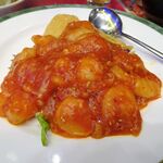 四川厨房 随苑 - エビチリ定食750円（ランチは、鶏唐揚げ４個、炒飯ほかは食べ放題）