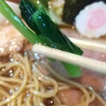 おおぜき中華そば店 - 小松菜