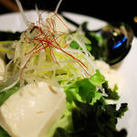 焼肉 いのうえ - 豆腐とわかめの葱サラダ