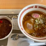 カインズキッチン - 醬油ラーメン、ミニカレー丼550円税込み