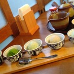 茶フェ ちゃきち - 日本茶5点盛り