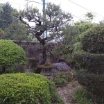 茶フェ ちゃきち - 窓から望む 上信電鉄沿いの庭園