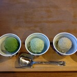 茶フェ ちゃきち - 抹茶一段⏩️五段⏩️玉露⏩️ほうじ茶⏩️玄米茶